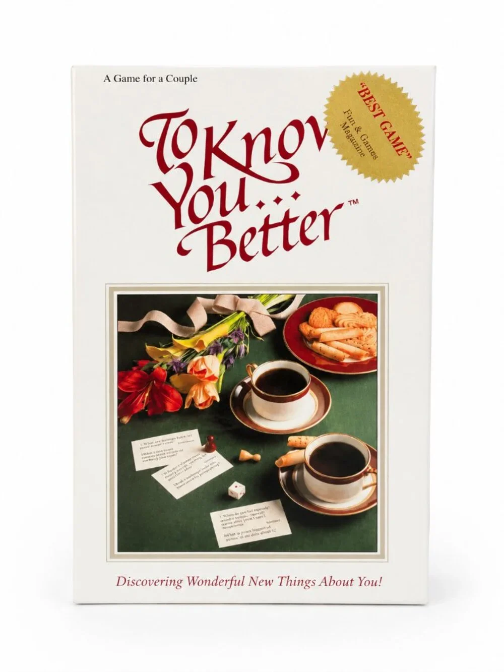 Vintage To Know You Better Couples Board Game Time For Two NEW SEALED 1990s
